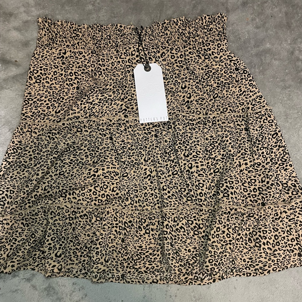 Cheetah Print Skirt
